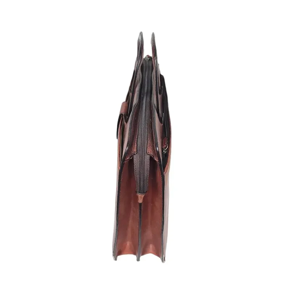 Firenze Leather Drop Handle Triple Section For Men